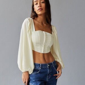 UO Maddie Bustier Blouse